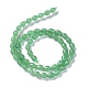 Natürlichen grünen Aventurin Perlen Stränge G-G0001-A01-3