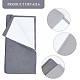 GORGECRAFT 6 Pack Microfiber Jewelry Cleaning Cloth Set Reusable Sterling Silver Cleaner Polishing Towel 4-Layers Silver Polishing Cloth with 20Pcs Plastic Zip Lock Bags for Gold Platinum Diamond Coin AJEW-GF0006-81-6