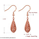 Brass Dangle Earrings EJEW-BB37471-RG-3