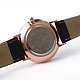Imitation Leather Wristwatches WACH-L038-B01-4