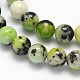 Natural Green Opal Round Bead Strands G-N0166-10-6mm-2
