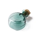 Flat Round Miniature Glass Bottles GLAA-H019-05H-2