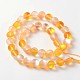 Dyed Synthetic Moonstone Round Beads Strands G-L376-10mm-A03-2