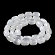Natural Selenite Beads Strands G-F750-02-4