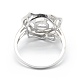 925 Sterling Silver Finger Ring Components STER-E060-08P-3