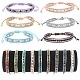 Bracelets de perles tressées en polyester&nbsp;PW23071083784-1