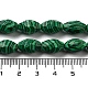 Synthetic Malachite Beads Strands G-P520-C17-01-5