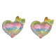 Transparent Epoxy Resin Cabochons X-CRES-N034-45-2
