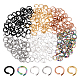 DICOSMETIC 300pcs 6 Colors 5mm 304 Stainless Steel Open Jump Rings Mixed Colors Split Rings Circle Clasp Connecting Rings for Jewelry Making STAS-DC0004-05-1