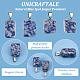 UNICRAFTALE 24Pcs Nuggets Pendants Natural Blue Spot Jasper Pendants with Stainless Steel Snap On Bails 15~35mm Long Snowflake Gemstone Pendant Quartz Charms Stone for DIY Necklace Jewelry Making G-UN0001-16A-5