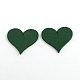 Dyed Heart Wood Pendants X-WOOD-R240-40-2