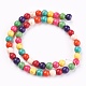 Synthetic Turquoise Beads Strands G-H1009-M-3