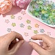 15 g transparente Perlenkappen aus Acryl&nbsp;TACR-YW0003-07E-4