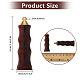 Wood Bamboo Joint Shaped Perfume Bottle Big Pendants WOOD-WH0001-09-2