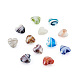Cheriswelry 24pcs 12 couleurs perles au chalumeau faites à la main LAMP-CW0001-03-3