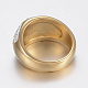 Ионное покрытие (ip) 304 кольцо на палец из нержавеющей стали RJEW-H125-73G-18mm-3
