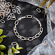 Pandahall ca. 200 Stück Edelstahl ovale offene Biegeringe für Armband Halskette Schmuck finden 11x6mm IFIN-PH0024-44P-4
