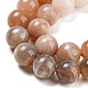Brins de perles naturelles multi-pierre de lune G-P503-8MM-04-4