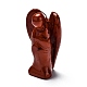 天然なレッドジャスパーディスプレイ装飾  天使の装飾ヒーリングストーン  女性、男性向けのエネルギーレイキギフト  天使  19x31~36x48~51mm G-O200-03E-2