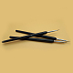 ネイルアート用品ブラシペン  ネイルラインペン  絵画用ブラシ  ブラック  3個/袋 MRMJ-Q032-026-1