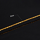 Benecreat9ゲージ33フィートの織り目加工の刻まれた金線ダイヤモンドカットアルミニウムクラフトワイヤー装飾品作りやその他のジュエリークラフト作業用 AW-BC0003-09A-4