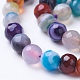Chapelets de perles en agate à rayures naturelles/agates à bandes G-G753-09-8mm-3