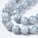 Quartz naturel teints chapelets de perles rondes G-R173-10mm-03-3