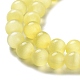 Chapelets de perles d'œil de chat CE-R002-6mm-09-2