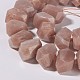 Natural Sunstone Nuggets Beads Strands G-M243-01C-2
