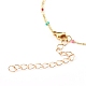 Brass Enamel Lumachina Chain Bracelets BJEW-JB05965-3
