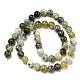 Naturali verde opale perle fili G-R494-A11-03-2