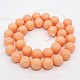 Round Shell Pearl Beads Strands BSHE-I002-8mm-A218-2