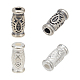 NBEADS 4Pcs 2 Colors 925 Sterling Silver Tube Beads FIND-NB0004-79-1