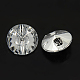 Acrylic Rhinestone Buttons BUTT-A016-40L-01-2