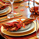 GORGECRAFT 8Pcs Fall Napkin Rings Maple Leaf Cloth Napkin Rings Artificial Berry Wreath Table Centerpiece Decor Holders for Thanksgiving Halloween Harvest Festival Napkin Vase Party Wedding Decoration AJEW-GF0005-14-6