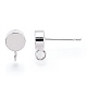 Accessoires de clous d'oreilles en laiton&nbsp;KK-T038-293S-2
