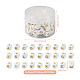 Biyun 52Pcs 26 Style Food Grade Eco-Friendly Silicone Beads SIL-BY0001-05-4