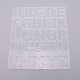 Stampi in silicone alfabeto DIY-WH0183-58-1