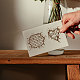 カスタムPVCプラスチッククリアスタンプ  DIYスクラップブッキング用  装飾的なフォトアルバム  カード作り  壁  160x110mm DIY-WH0618-0030-3