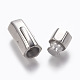 304 Stainless Steel Bayonet Clasps STAS-O114-044C-P-4
