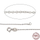 Rhodium Plated 925 Sterling Silver Necklaces STER-M034-32A-1