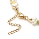 Perlenkette aus ABS-Kunststoff mit Acrylperlen für Frauen NJEW-JN03881-5