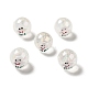 Perles rondes acryliques craquelées transparentes de couleur ab OACR-A013-03A-2