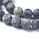Brins de perles turquoises africaines naturelles (jaspe) G-D809-01-6mm-3