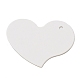 100 etiqueta de precio en blanco de papel con forma de corazón. CDIS-P008-01B-2