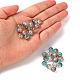 50g de perles acryliques craquelées transparentes CACR-YW0001-01B-5