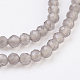 Natürliche Eis Obsidian Perlen Stränge G-F568-078-3mm-3
