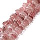 Fili di perle di quarzo naturale straswberry G-D480-A14-1