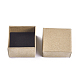 Красно-бумажные картонные шкатулки для драгоценностей CBOX-BC0001-06-3