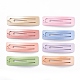 Baking Painted Alloy Snap Hair Clips Findings PHAR-M012-03-1